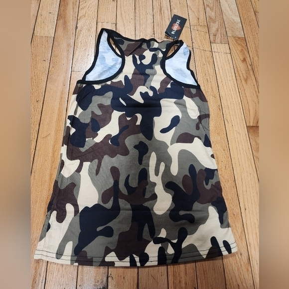 Women's Tank Top Camouflage Fashion Wild O-Neck Sleeveless Tops - Picture 4 of 8